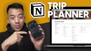 How I plan and organize my trip using Notion [Template Download]