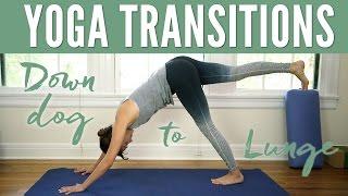 Yoga Tips - Transitions - Down Dog to Lunge