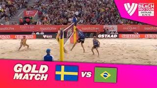 Åhman/Hellvig vs. George/Andre - Gold Match Highlights | Gstaad 2024 #BeachProTour