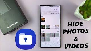 How To Hide Photos & Videos On Samsung Galaxy S24 / S24 Ultra