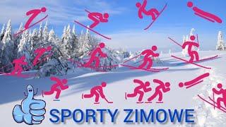 ZIMOWE DYSCYPLINY SPORTOWE- prezentacja, film edukacyjny dla dzieci