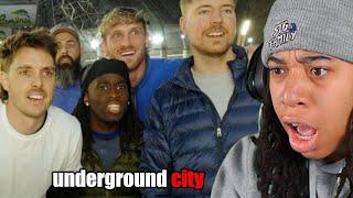 MrBeast Found A Underground City With A Bunch Of Youtubers