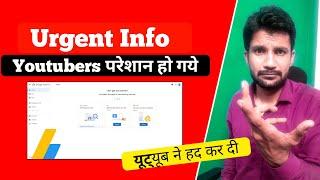 Urgent Info For All YouTubers | Step 2 Error | Payment Method Missing | Big issue in Google Adsense