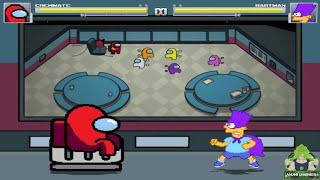 M.U.G.E.N. Battles | Crewmate vs Bartman | Among Us vs The Simpsons