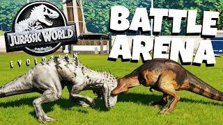 Dinosaur Battle Arena! - Jurassic World Evolution Gameplay