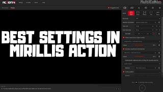 BEST SETTINGS IN ACTION SCREEN RECORDER | Mirillis Action!