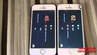 Iphone 5s IOS 9 2 versus Iphone 5 IOS 8 4 Antutu and Bonsai Benchmark