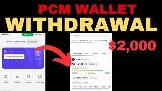 Withdrawal || How To Withdraw PCM WALLET || pcm New Update Today !