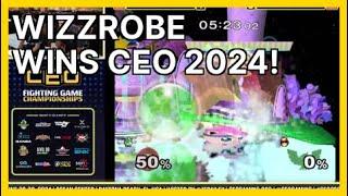 Wizzrobe wins CEO 2024! (VGBootCamp) | Smash Melee Highlights