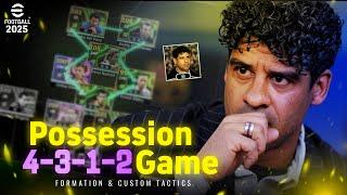 eFootball 2025 - Possession Game - Formation & Custom Tactics | PC Gameplay