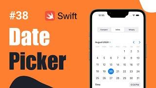 New iOS 14 Date Picker  | inline, compact and wheels | UIDatePicker in Swift 5 Hindi.