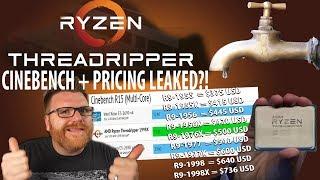 AMD Ryzen 3 and ThreadRipper leaked pricing and benchmarks??!