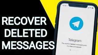 How To Recover Deleted Telegram Message Chats Picture Videos (How To Recover Delete Data On Telegram