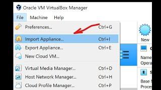 Virtualbox Virtual Machine Appliance Importing Function