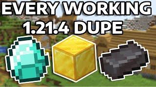 EVERY Working Minecraft Multiplayer Duplication Glitch for Java 1.21.4