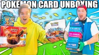 Biggest Pokemon Card Opening Challenge! Most Expensive Card Wins