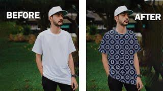 add pattern to clothing photoshop| photoshop tutorials