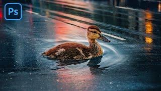 Duck on the Road Photoshop Manipulation Tutorial- Photoshop tutorials - Areeb Productions