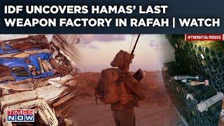 IDF’s Blow To Hamas| Massive Weapons Factory in Rafah Located| Monster Rockets, Missiles Seized
