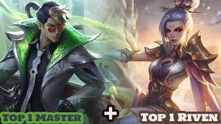 best video Wild Rift  Top 1 Riven +Top 1 Master yi  Gameplay Rank Season 14