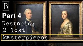 Restoring 2 Lost Masterpieces - Part 4 - Allan Ramsay #artrestoration