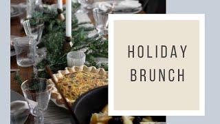 A Festive Holiday Tablescape and Brunch with Crate and Barrel