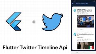 Flutter twitter timeline api