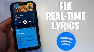 How to Fix Spotify Real-Time Lyrics - 2 Methods