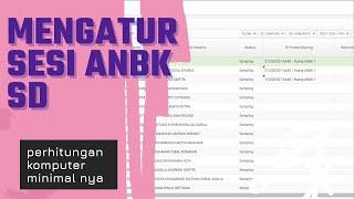 CARA ATUR SESI ANBK SD