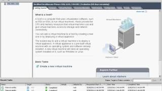 Vsphere client 6.0 install and VM creation in 6.0