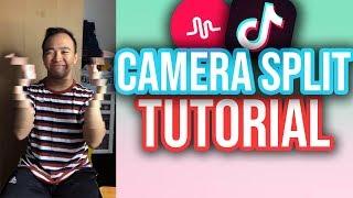 TIKTOK SPLIT CAMERA TREND TUTORIAL! #NoodleDance (iOS & Android) *NEW*