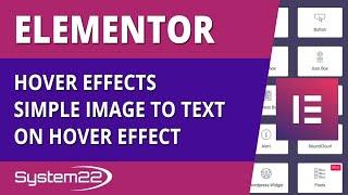 Elementor Hover Effects Simple Image To Text On Hover Effect 