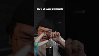 how to fall asleep in 30 seconds  #asmr