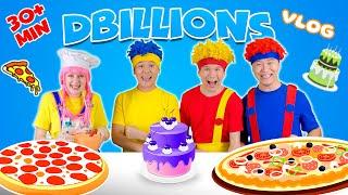 Funny Chef. How to Make Cakes, Pizza and Fruit Breakfast | D Billions VLOG English