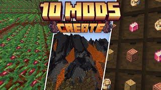 10 Mods You NEED For Minecraft Create Mod