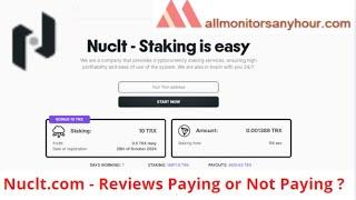 nuclt.com, Reviews Paying Or Not Paying ? #all_hyip #HYIP_daily_update #NEW_HYIP #HYIP_monitor