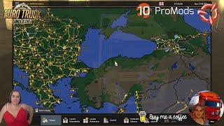 Euro Truck Simulator 2 (1.53) Promods map v2.73a and Other maps [1.53] + DLC's & Mods