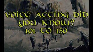 Voice Acting Did You Know Compilation 101 to 150 (2012/2013)