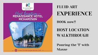 WOW REALLY!! FLUID ART EXPERIENCE Acrylic Pouring Seminar UPDATE and HOTEL WALKTHROUGH #248