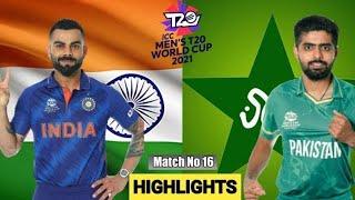 Pakistan vs India world cup 2021 full match highlights  360p