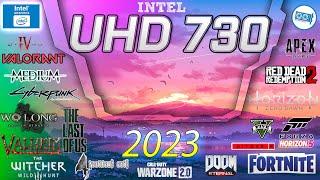 Intel UHD 730 in 15 GAMES (i3-12300, i5-12400 IGPU test)  | (2023-2024)
