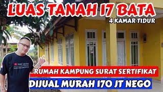 BUTUH CEPAT DIJUAL RUMAH DAN EMPANG 170 JUTA NEGO SAMPAI JADI. SURAT SERTIFIKAT