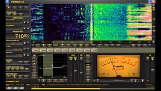 710 kHz WAQI Miami, FL. "Radio Mambi" heard in Michigan on Perseus SDR