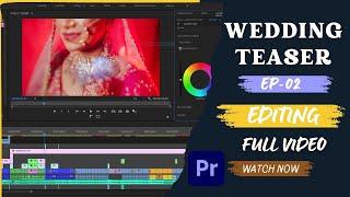 How to edit wedding Teaser & Highlights || Premiere pro Tutorial   #premierepro  #tutorial #editing