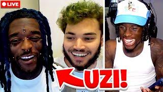 Adin Ross Introduces Lil Uzi Vert to Kai Cenat