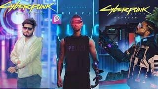 CYBERPUNK Photo Editing Photoshop|Photoshop Cyberpunk Photo Editing Full Tutorial In Photoshop