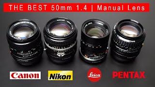 The Best 50mm 1.4 | Manual Lens| Results - Canon FD, Leica Summilux-M, Nikon Ai-S and Pentax Smc