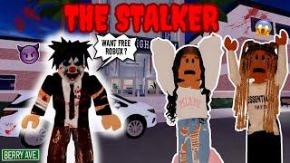 THE STALKER   *SCARY* | HAUNTED HORROR STORY | BERRY AVENUE RP ROBLOX | *CREEPY*