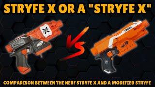 Which Will You Choose? (Comparison Between the Nerf Stryfe X and a Modified Stryfe)