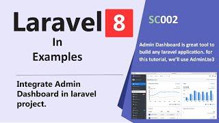 SC002 - Integrate Admin Dashboard Template on Laravel Project